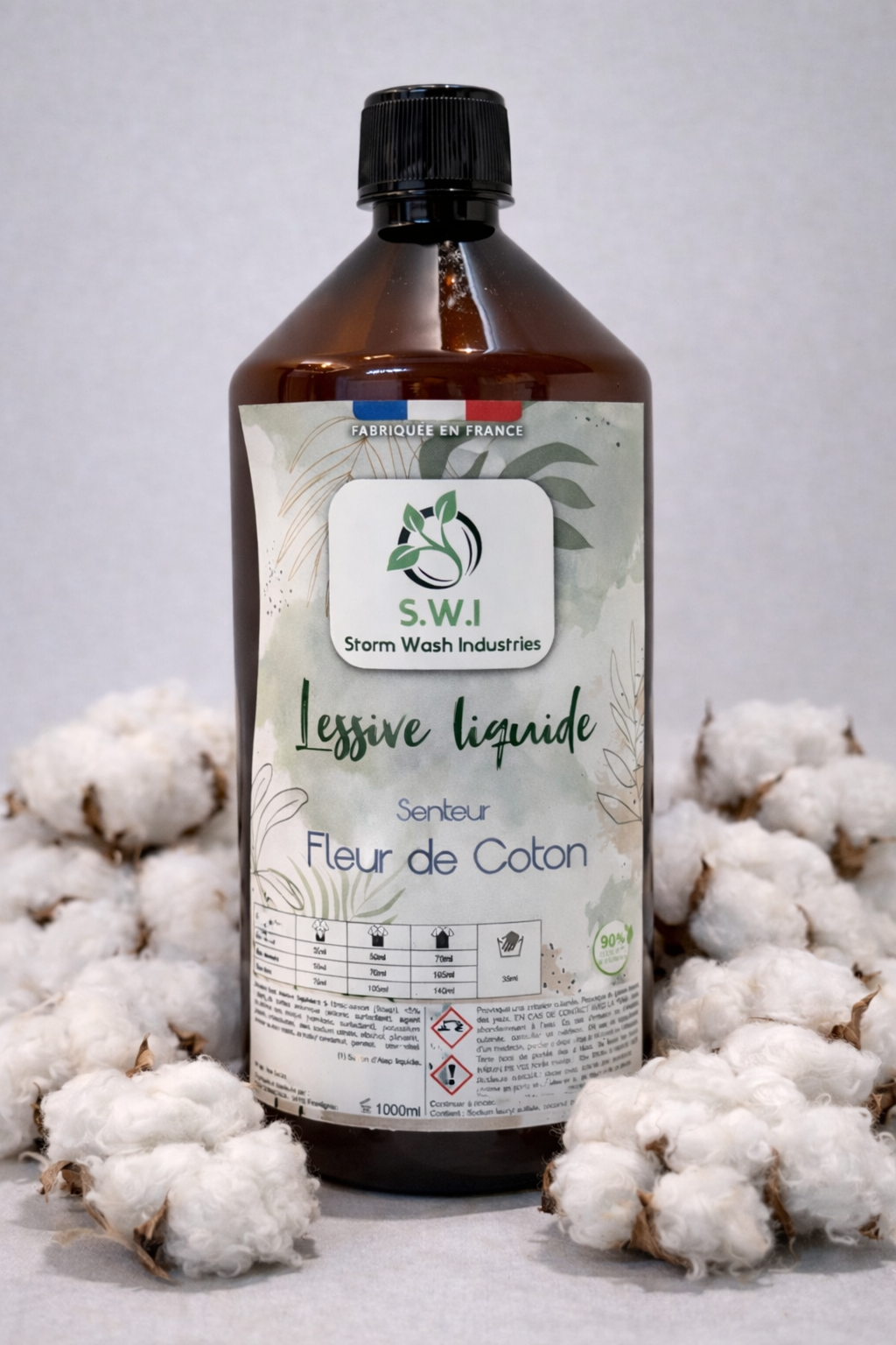 Lessive concentrée parfum fleur de coton