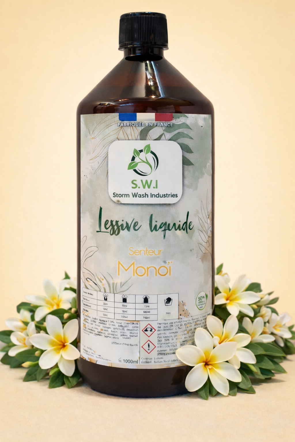 Lessive concentrée parfum monoï